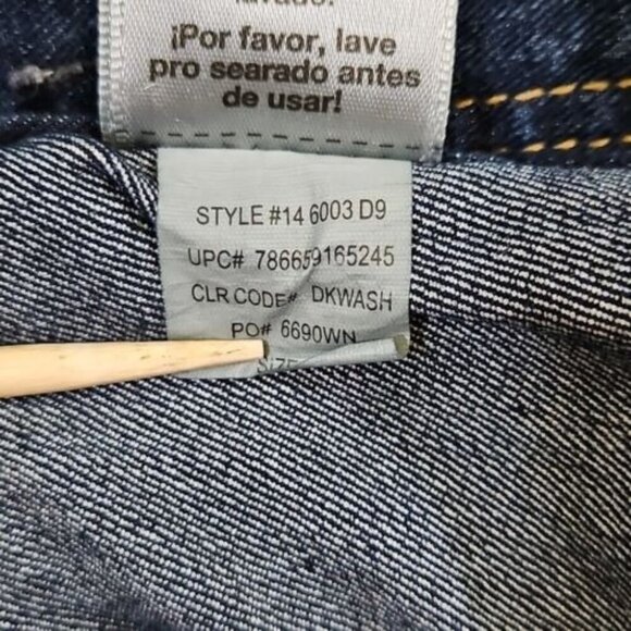 Jordache Denim Overalls Juniors Size S Shortalls Y2K 90's Distressed Blue Cuffs - Picture 8 of 9